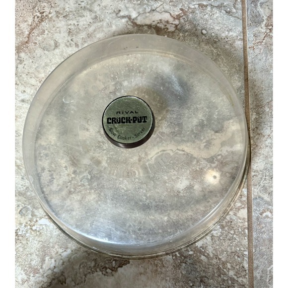 10" Rival Crock‎ Pot Slow Cooker Lid For 3300 3350 3351 3355 3654 3656 - Picture 1 of 4